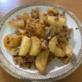 トロロン２号's cooksnap of when they made 大人気☆簡単☆長芋と豚こまのサク照り炒め.