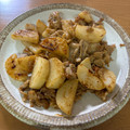 トロロン２号's cooksnap of when they made 大人気☆簡単☆長芋と豚こまのサク照り炒め.