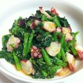 CoemiHr's cooksnap of when they made 菜の花とタコの酢味噌和え.