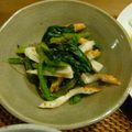 まめりんこ's cooksnap of when they made ホウレン草と竹輪のごまポン酢和え.