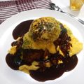 岡山県料理サークルちゃお〜's cooksnap of when they made 胃袋getハンバーグオムライス.