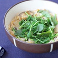 KT121's cooksnap of when they made 高野豆腐とみつばの玉子とじ.