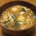 サーフブレイド's cooksnap of when they made 青梗菜とじゃが団子のとろ～りかき玉味噌汁.