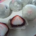 hachinpoo's cooksnap of when they made 簡単！レンジで苺大福！！.