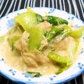 シャンプーハット's cooksnap of when they made (*≧∀≦)ﾉ簡単♪チンゲン菜&ツナ炒め.