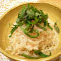 MEGuREEN's cooksnap of when they made しらたきの明太子和え.