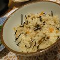 MEGuREEN's cooksnap of when they made めんつゆで♪鶏肉とひじきの炊き込みご飯.