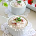 ko～ko's cooksnap of when they made ❀春の予感❀ほんのり香る♪苺のクリーム.