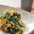 suzunone's cooksnap of when they made ☆癖になる旨さ春菊人参しりしりー☆.