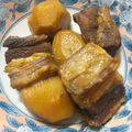 docomikan's cooksnap of when they made 脂抜きしっかり！プルプル ｢豚の角煮｣.