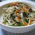 えみんちゅ＊'s cooksnap of when they made 簡単に一品！もやしとニラのそぼろ炒め.