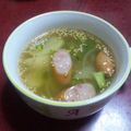 ＨＡＲＵ。。。's cooksnap of when they made コンソメ味の小カブと長ネギのスープ♪.