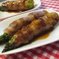 まじゅじゅ's cooksnap of when they made アスパラ肉巻き　照焼き風味.