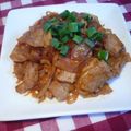 レオン犬's cooksnap of when they made 豚肉のコチュジャン炒め.