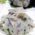 京都二人暮らしの食卓's cooksnap of when they made レンコンのゆかりマヨ和え.