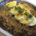 sonop's cooksnap of when they made あまったカレーで焼きカレー☆.
