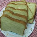 mayt's cooksnap of when they made ＨＢで＊ふんわりさつま芋マーブル食パン.
