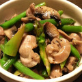 莉彩パパ's cooksnap of when they made 砂肝といんげんの炒め物.