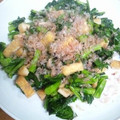 RYOSHUN's cooksnap of when they made のらぼうと油揚げの胡麻油炒めしょうゆ味.