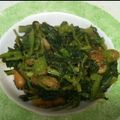 cbscy's cooksnap of when they made ほうれん草のカレーマヨ炒め.