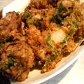 スモップ's cooksnap of when they made 鶏ミンチ＆玉ねぎ＆大葉のふんわりかき揚げ.