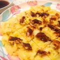 いちごぱぴこ's cooksnap of when they made 残った白菜で♪簡単チヂミ.
