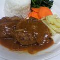 †みるく†'s cooksnap of when they made ワンプレート煮込みハンバーグランチ★.