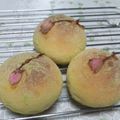 kimiko2564's cooksnap of when they made ★春色　うぐいすあんパン★.