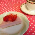 ハナ子さん's cooksnap of when they made 簡単に✿いちご風味✿レアチーズケーキ.