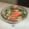ももいちご３'s cooksnap of when they made ★冷え冷えトマトと塩昆布★のゴマ油和え.