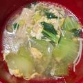 ヨシヨッシー's cooksnap of when they made チンゲン菜とえのきの卵スープ.