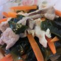 プンプン庵's cooksnap of when they made 簡単ヘルシー♪豚わかめの煮びたし.