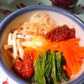 meiのﾏﾏ's cooksnap of when they made かけるだけで♪ビビンバ丼風☆.