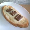 ねっちゃんっ's cooksnap of when they made チョコチーズトースト☆シナモンがけ♪.