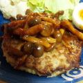 あやんＴ's cooksnap of when they made ハンバーグ♪きのこの赤ワインソース.