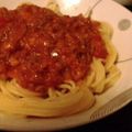 coppie's cooksnap of when they made 贅沢☆牛ひき肉のミートソース.