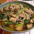 めりり's cooksnap of when they made わさび・からし菜の煮浸し.