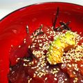 yuiharuママ's cooksnap of when they made マグロの和辛子づけ丼.