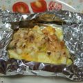 みえ's cooksnap of when they made 鮭のホイル焼き◎卵マヨネーズソース.