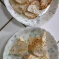 ちぇりらら's cooksnap of when they made 残った餃子の皮で簡単カリカリチップ.