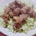 ☆saaaaya☆'s cooksnap of when they made たっぷりキャベツに鶏肉のせました♪.
