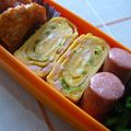 nasubeam's cooksnap of when they made きぬさやベーコンの卵焼き　お弁当のおかず.