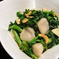 だーまだーま's cooksnap of when they made 菜の花とホタテのガーリックオイル.