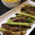 トクライ's cooksnap of when they made 牛肉とアスパラのオイスタ炒め.