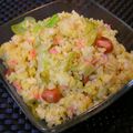 nekoland's cooksnap of when they made ガーリック香る♫レタスチャーハン.