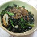 miyuki12's cooksnap of when they made 香りを味わう♪♪春菊とわかめの煮びたし.