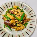 miumiu321's cooksnap of when they made なすといんげんのひき肉炒め.