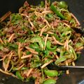 Sun Flover's cooksnap of when they made 本格的だけど、すんげー簡単！青椒肉絲.