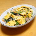 ドルフィンサーモン's cooksnap of when they made ☆小松菜、豚肉、卵の炒め物☆.