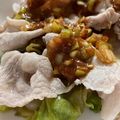 mantacarp's cooksnap of when they made 夏バテ知らず♬豚とレタスの梅ダレ冷しゃぶ.